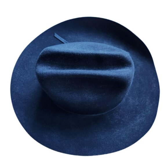 Bailey Black Felt Cowboy Hat | Lightweight Western Style | Elastic Fit - Picture 3 of 8